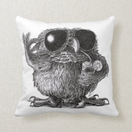 Cool Owl for a Cool Person Throw Pillow