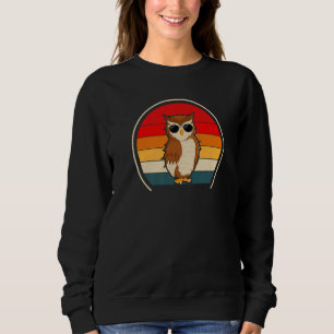 Cool Owl Retro Sweatshirt