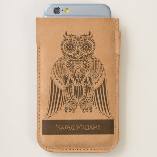 Cool Owl tribal style pattern illustration MOD iPhone 6/6S Case