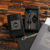 Cool Ox-Horn Razor & Stand with Keepsake Gift Box (Front)