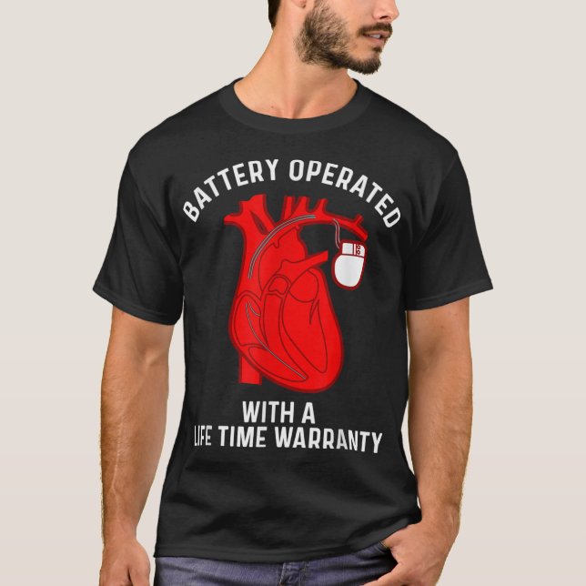 Cool Pacemaker Art For Men Women Artificial Heart  T-Shirt (Front)