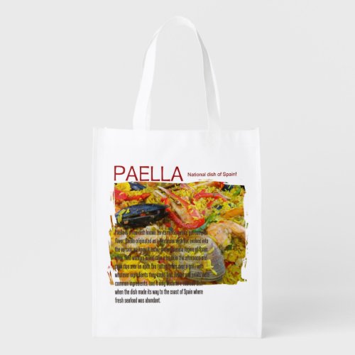 Cool Paella Reusable Bag Reusable Grocery Bag