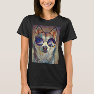 Cool Paint Husky T-Shirt