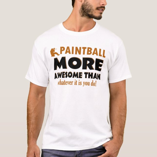 Cool Paintball designs T-Shirt (Front)