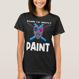 Cool Paintball For Men Women Paint Weapon Tactical T-Shirt