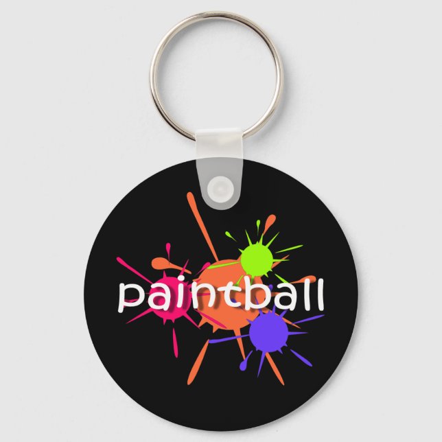 Cool paintball keychain (Front)
