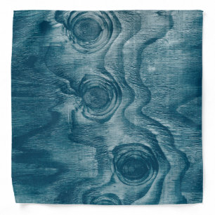 Cool Painted Wood Grain Knot Texture Bandana