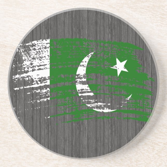 Cool Pakistani flag design Coaster (Front)