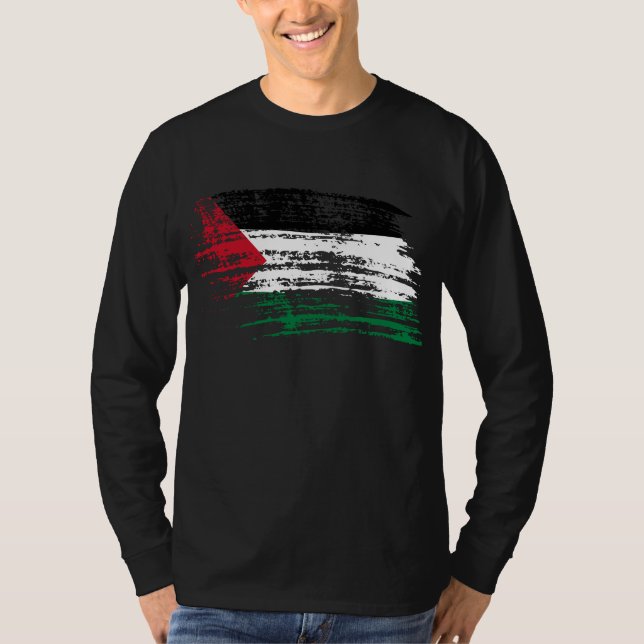 Cool Palestinian flag design T-Shirt (Front)