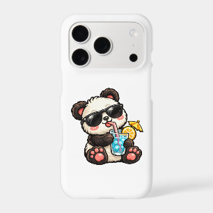 Cool Panda Drink iPhone 17 Pro Case