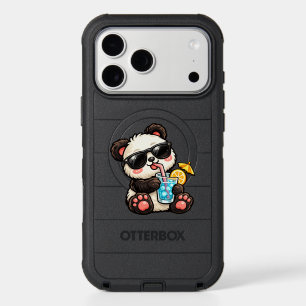 Cool Panda Drink iPhone 17 Pro Max Case
