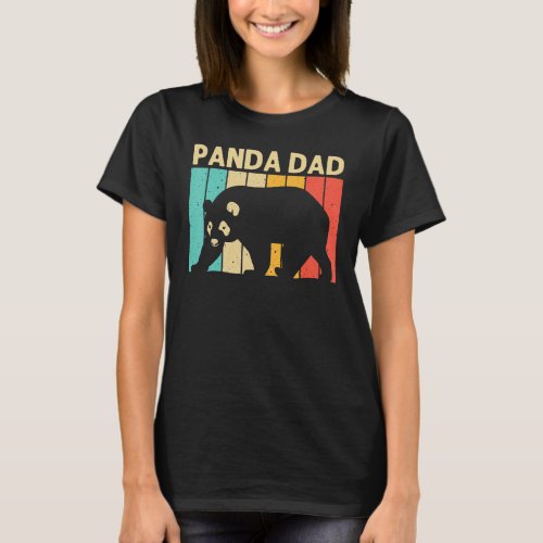 Cool Panda For Dad Father Panda Bear Animal  Zooke T_Shirt