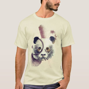 Cool Panda Illustration Art T-Shirt