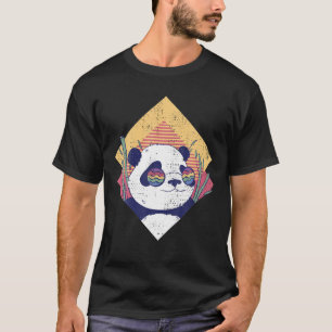 Cool Panda - Retro Funny Panda Bear In Sunglasses T-Shirt