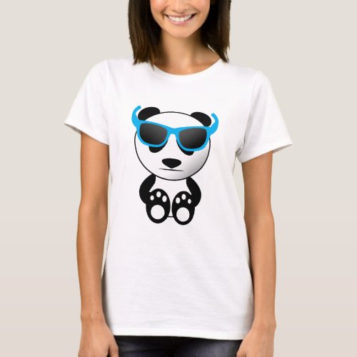 Cool panda with sunglasses T_Shirt