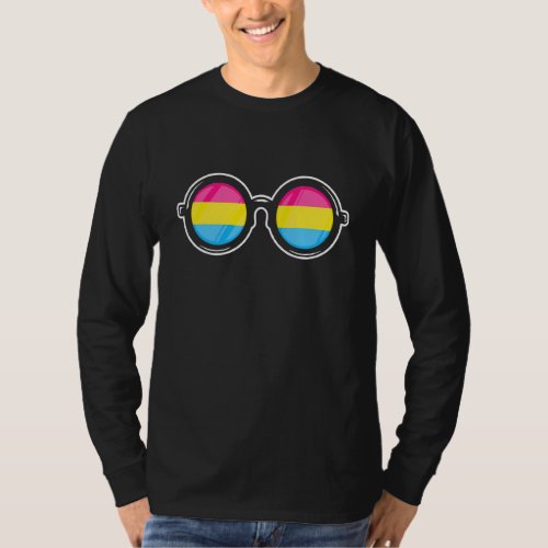 Cool Pansexual Sunglasses Queer Pride Month Lgbt P T_Shirt