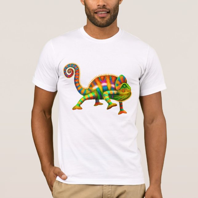 Cool Panther Chameleon T-Shirt (Front)