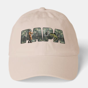 Cool Papa Dad fishing word art  Hat