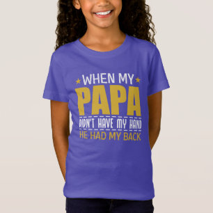Cool PaPa hand back word art T-Shirt