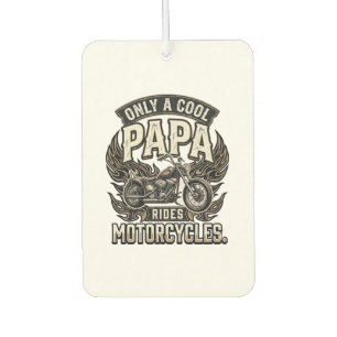 Cool Papa Motorcycle Vintage Biker Air Freshener