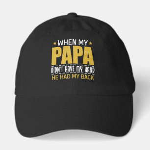 Cool Papa Son word art  Hat