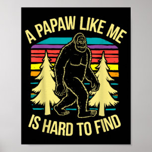 Cool Papaw Art For Grandpa Grandfather From Grandk Poster