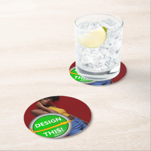 COOL! Paper Coasters - Round - Custom