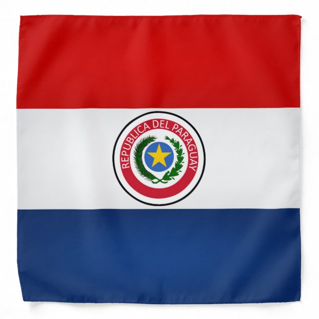 Cool Paraguay Flag Fashion Bandana (Front)