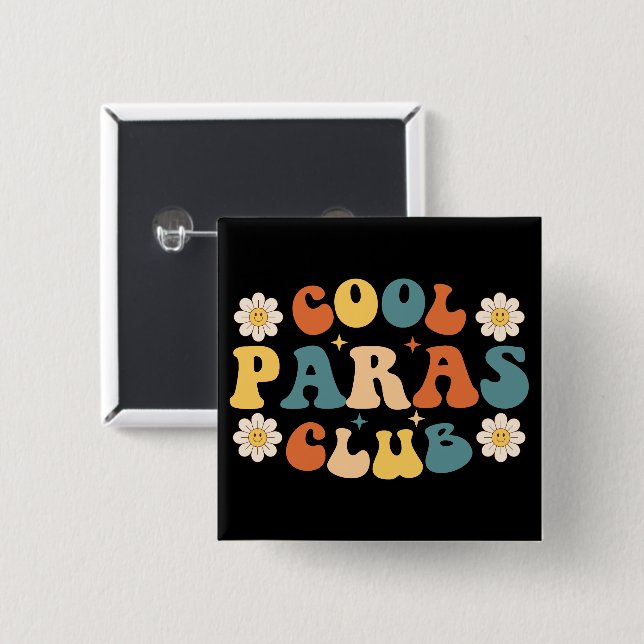 Cool Paras Club Button (Front & Back)