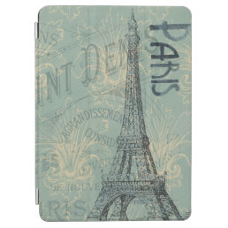 Cool Paris and Eiffel Tower iPad Air Cover