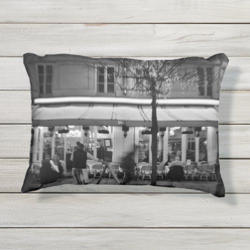 Cool Parisian lifestyle and culture Outdoor Pillow