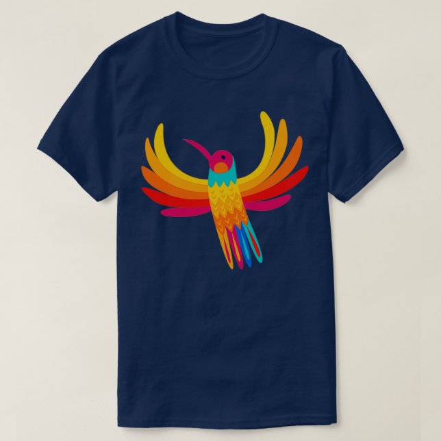 Cool Parrot And Funny Exotic Tropical Parrots T-Shirt (Design Front)