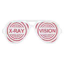 Cool party fun x-ray vision… aviator sunglasses