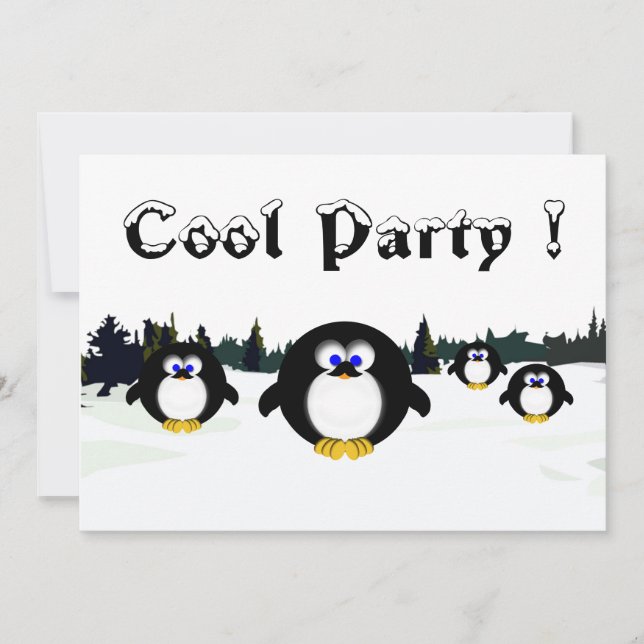 Cool Party Invitation (Front)