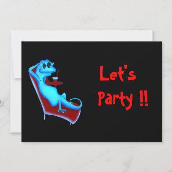 Cool Party Invitation by bad_Onions at Zazzle