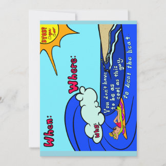 Cool party invite 