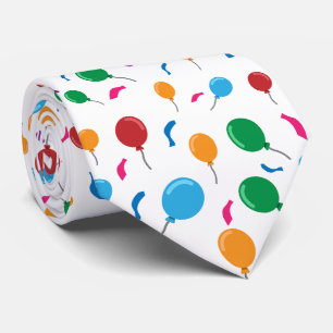 cool Party tiled balloon pattern Neck Tie