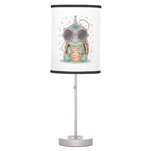 Cool Party Turtle Table Lamp (Front)