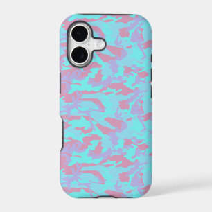 Cool Pastel Camo Pattern iPhone 17 Case