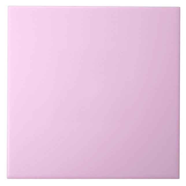 Cool Pastel Pink Ceramic Tiles. Tile (Front)