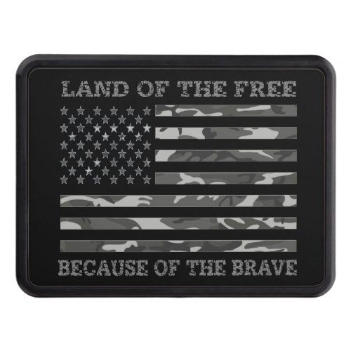 Cool Patriotic American Flag Land Of The Free Tow Hitch Cover