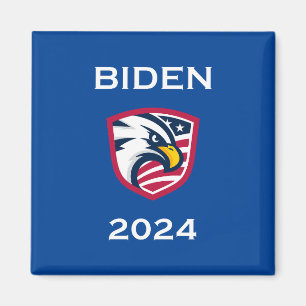 Cool Patriotic Joe Biden 2024 Election Eagle Dark Magnet