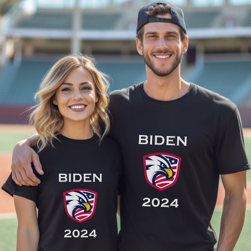 Cool Patriotic Joe Biden 2024 Election Eagle Dark  T_Shirt