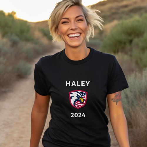 Cool Patriotic Nikki Haley 2024 Election Eagle T_Shirt