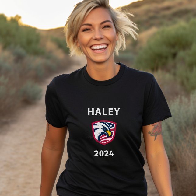 Cool Patriotic Nikki Haley 2024 Election Eagle T-Shirt (Creator Uploaded)
