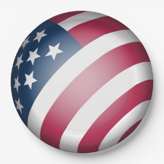 Cool Patriotic United States of America Flag Globe