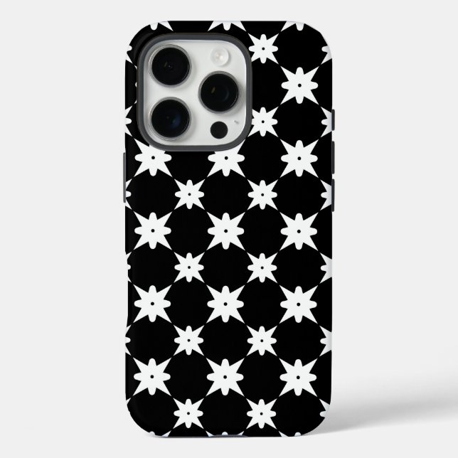 Cool Pattern Design in Black and White Case-Mate iPhone Case (Back)