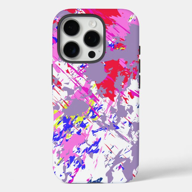 Cool Pattern Design on White Background Case-Mate iPhone Case (Back)