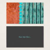 Cool, Pattern, Texture, Rustic, usiness Cards (Front & Back)