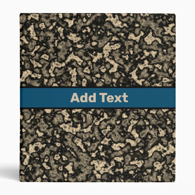 COOL Pattern Trendy 3 Ring Binder (Front)